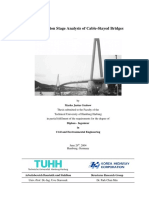 Construction Stage Analysis of Cable-Stayed Bridges