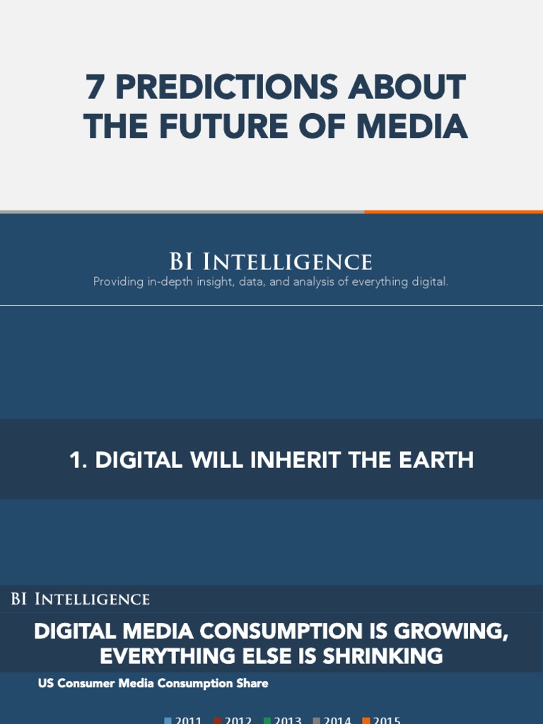 7 Predictions About The Future of Media PDF | PDF | Nielsen Ratings ...