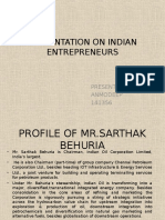 20008128 Presentation on Indian Entrepreneurs