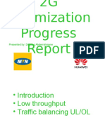 2G Optimization Progress Report 06-22-15