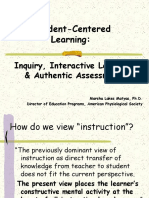 Student-Centered Learning:: Inquiry, Interactive Lecture, & Authentic Assessment