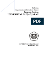 Pedoman Penulisan Skripsi UNPAD (2011)