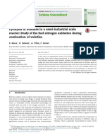 Pyrolysis of Biomass in A Semi-Industrial Scale Reactor: Study of The Fuel-Nitrogen Oxidation During Combustion of Volatiles