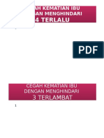 4 Terlalu 3 Terlambat