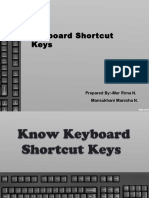 Keyboard Shortcut Keys