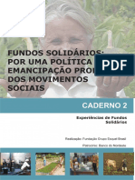 Caderno 2 Fundos Solidários Experiências de Fundos Soldários