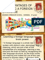 The Advantages of Learning A Foreign Language