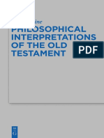 Philosophical Interpretations of the Old Testament