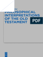 Philosophical Interpretations of The Old Testament