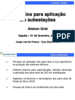 Pára-raios para SE's - Características e aplicação