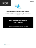 Download CXC CAPE Entrepreneurship Syllabus 2015 by Kyle Chadee SN297635304 doc pdf