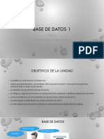 Unidad 1 Fundamentos de Base de Datos 1