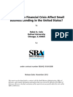 SBA SmallBizLending and FiscalCrisis