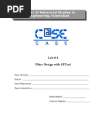 DSP Filter Design With Sptool Matlab