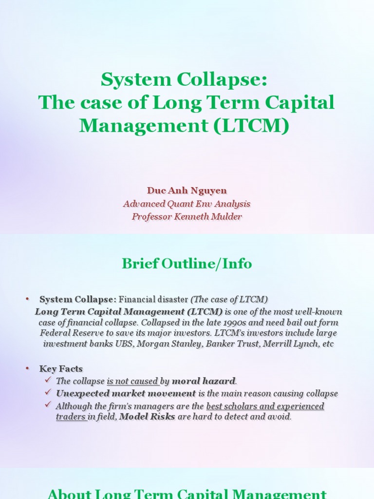 LTCM Collapse: Key Factors and Insights | PDF | Repurchase Agreement ...