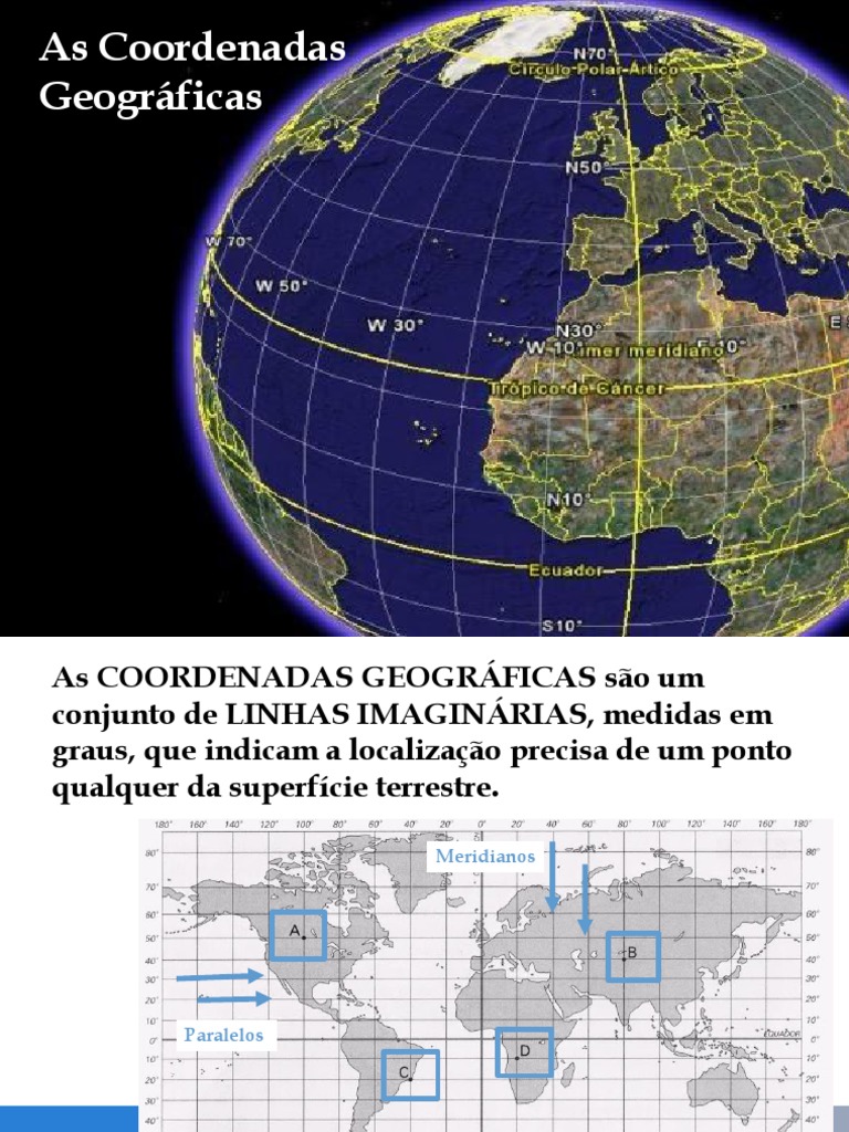 Entendendo Coordenadas Geográficas | PDF | Geociências | Geomática