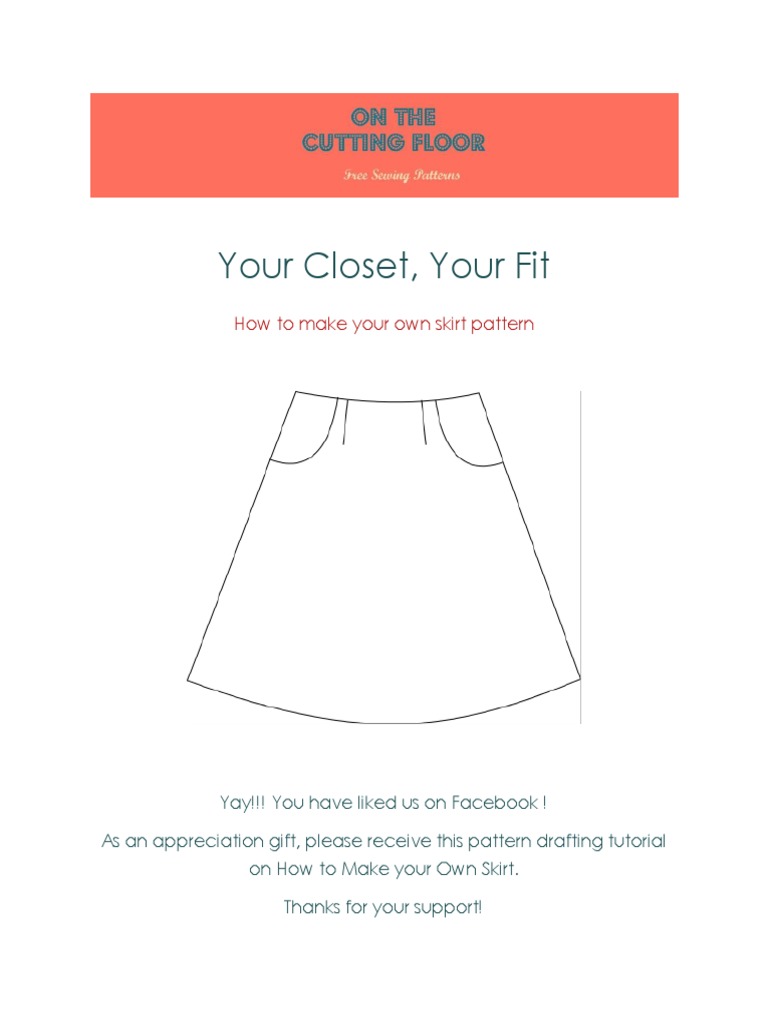 Pattern Drafting - Your Own Skirt Pattern | PDF | Lifestyle