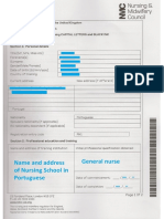 NMC Instructions To Fill Application Form PFD