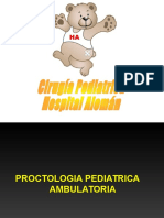 Proctología pediátrica ambulatoria