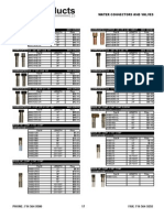 Water Connectors and Valves