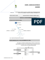 Diseño de cámara distribuidora de caudales