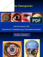 Ocular Emergencies: Pisit Preechawat, MD Department of Ophthalmology, Ramathibodi Hospital