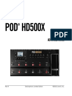 POD HD500X Advanced Guide - English ( Rev a )