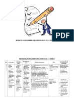 Matriz de La Programación Curricular de 1° A 6° Ed. Primaria 2016 de Marzo A Diciembre