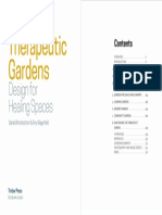 Therapeutic Gardens: Table of Contents
