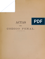 Actas Comision Redactora CP Chileno 1874