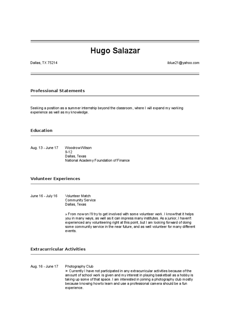 Online Resume | PDF