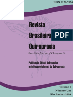 Revista Brasileira de Quiropraxia: Tratamentos e Pesquisas