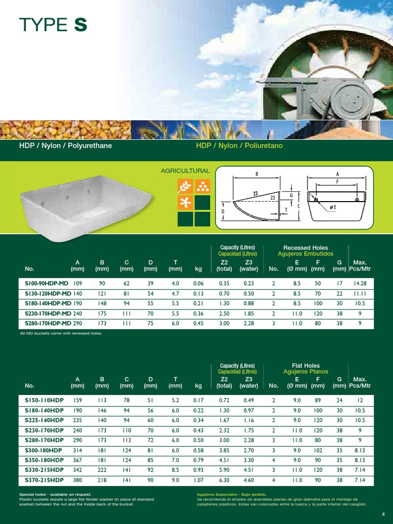 Starco Plastic S Elevator Bucket | PDF | Home & Garden | Computers