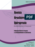 Revista Brasileira de Quiropraxia Vol 1 n 2