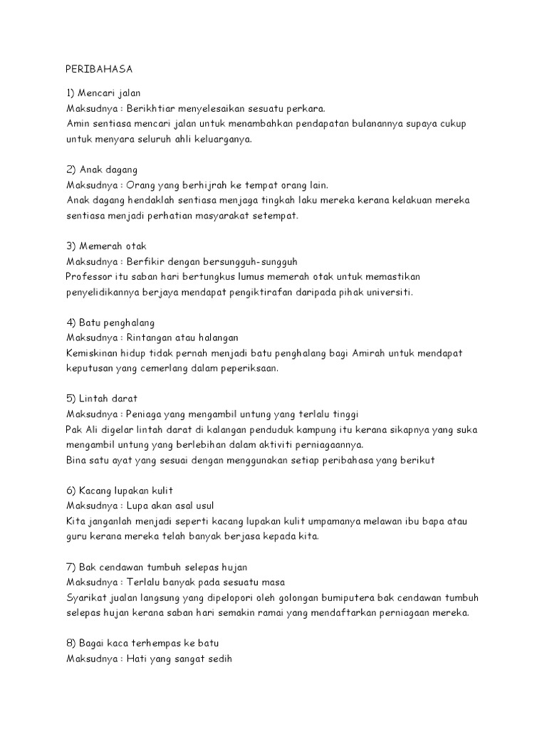 Free Gambar Peribahasa Docx Terupdate by KataCinta.Co