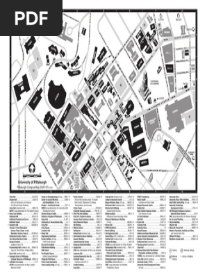 University Of Pittsburgh Campus Map Upitt Campus Map | Pdf | Universities And Colleges | Buildings And  Structures