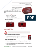 Install Note Power Sensor