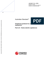 As-NZS 60417-2!5!2004 Graphical Symbols for Use on Equipment Part 2-5 Home Electric Appliances