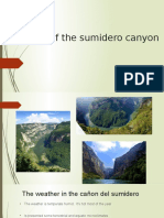 History of The Sumidero Canyon
