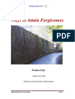 Ways To Attain Forgiveness