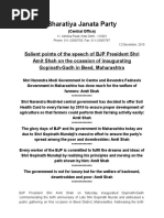 English version of salient points of speech by BJP National President, Shri Amit Shah inaugurating Gopinath-Gadh in Beed (Maharashtra)