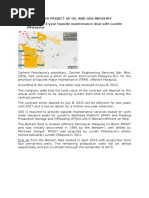 Project in Malaysia 2015