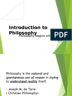 Introduction to Philosophy - Key Concepts and Branches