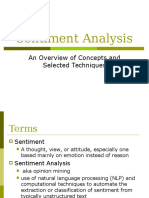 Sentiment Analysis: An Overview of Concepts and Selected Techniques