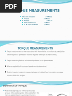 Torque Measurements Metrology