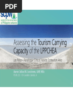 Download Assessing the Tourism Carrying Capacity of the LPPCHEA by Aaron Julius M Lecciones SN297755323 doc pdf