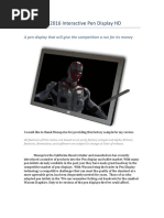 Download 2016 Monoprice Interactive Pen Display Review  by ele kim SN297759319 doc pdf