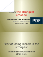 Fear The Strongest Emotion How To Heal Fear With Healing Art