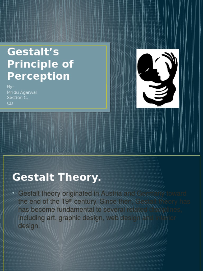 Gestalt's Principle of Perception | PDF | Emergence ...
