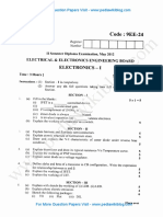 2nd SEM Electronics 1 - May 2012 PDF